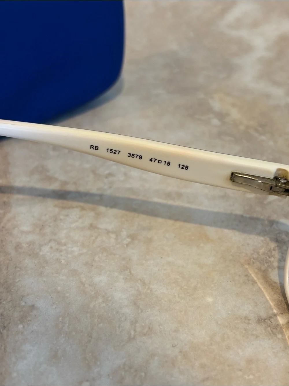 Ray-Ban Kids RB 1527 3579 Black and white Rectangle Eyeglasses
